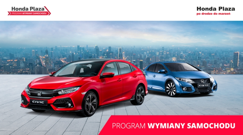 Program wymiany samochodu Honda Plaza Honda dealer